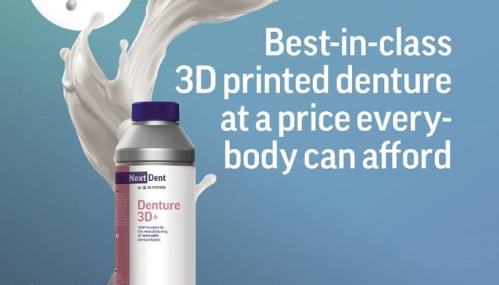 3D Systems Expands its Industry-Leading Portfolio of Dental Materials with Newly FDA-Cleared NextDent Denture 3D Plus