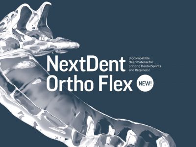 NextDent Ortho Flex Biocompatible Clear Material for Dental 3D Printing